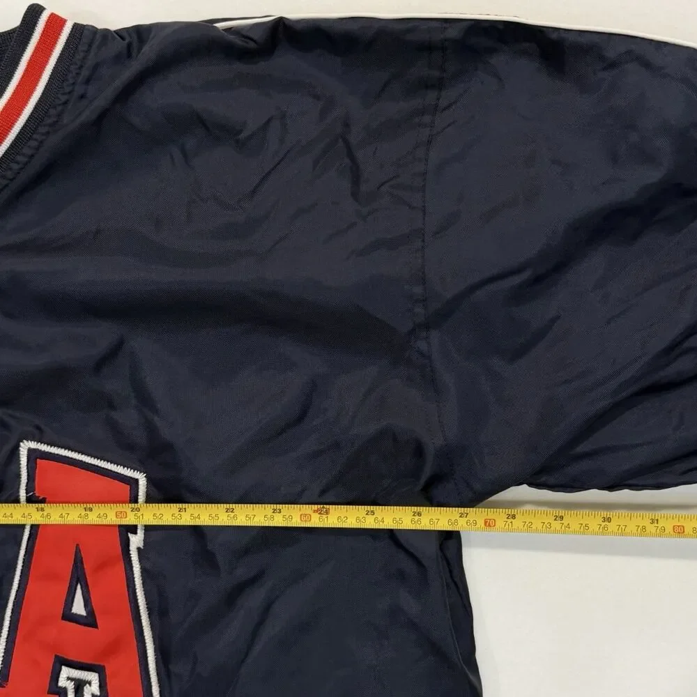 Vintage 90s Steve & Barry’s USA Pullover Windbreaker Jacket XL Navy Red White